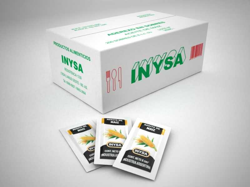 Caja de Aceite en sobres (200s de 8cc)