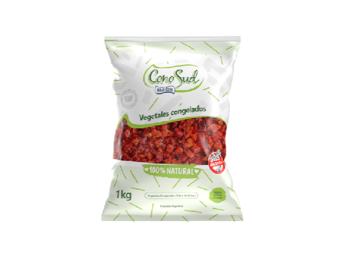 Pimientos en cubos IQF 5Kg (5x1Kg) - CONOSUD SA