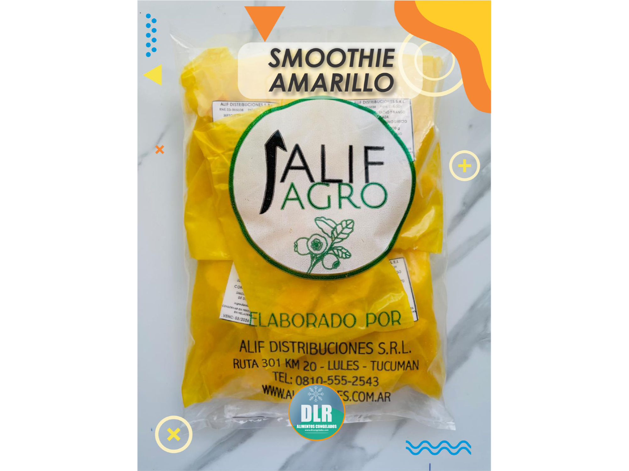 Smoothie Amarill (Mg/Du) x 5 Kg.