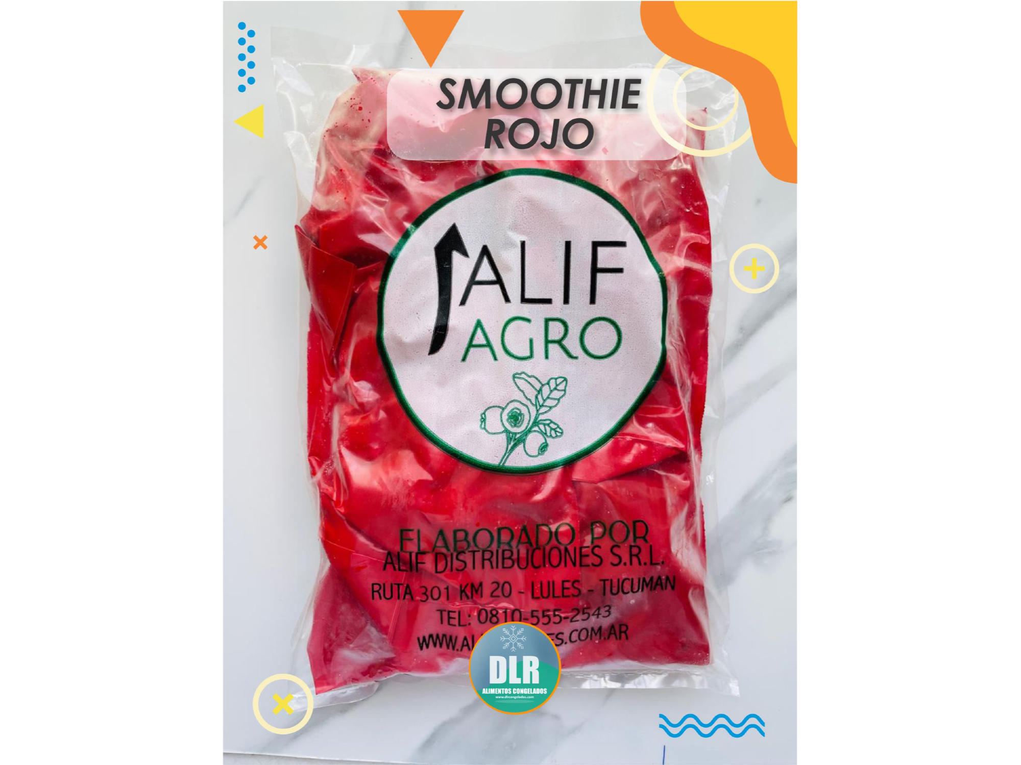 Smoothie Rojo (Fra/Frut) x 5 Kg.