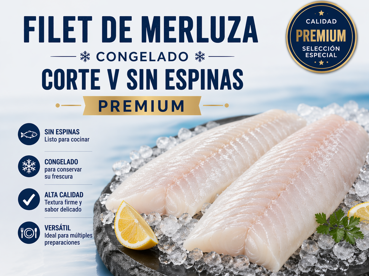 Filet de Merluza Interfoliado CONGELADO PLACA