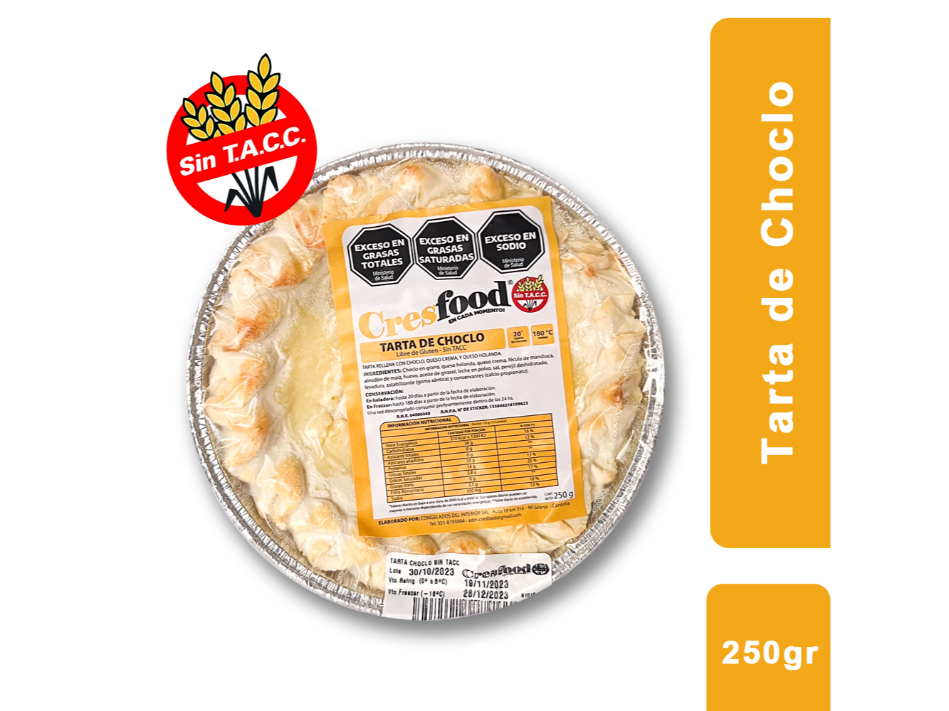 Pizza Mozza 4 porc. (5 PRESENTACIONES) (380 grs.)