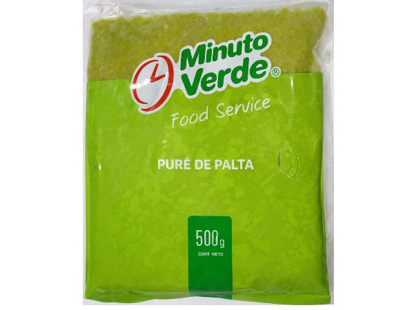 Palta Pulpa Minuto Verde x 500 grs. (5 bolsitas * 0.5 Kg)