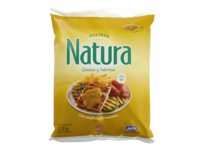 Mostaza Aderezo Natura 4x3000gr