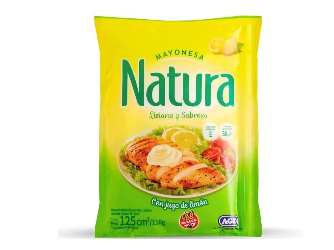 Mayonesa Natura 20 uni x 125 s/tapa