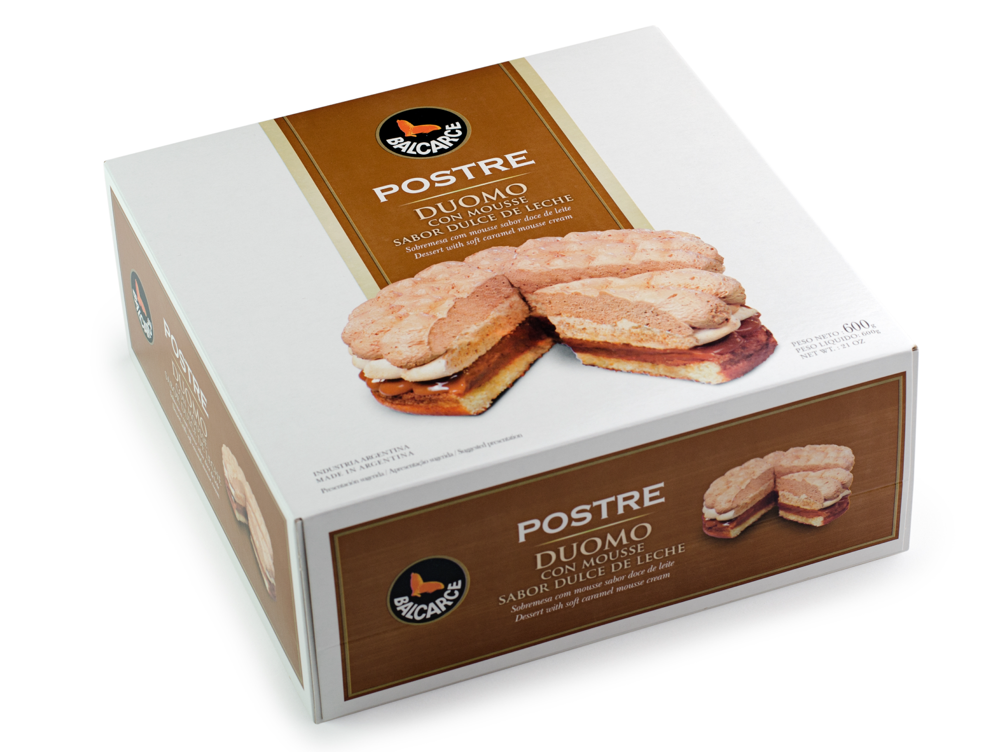 Postre Duomo DDL x 600 gr Caja x 9 uni