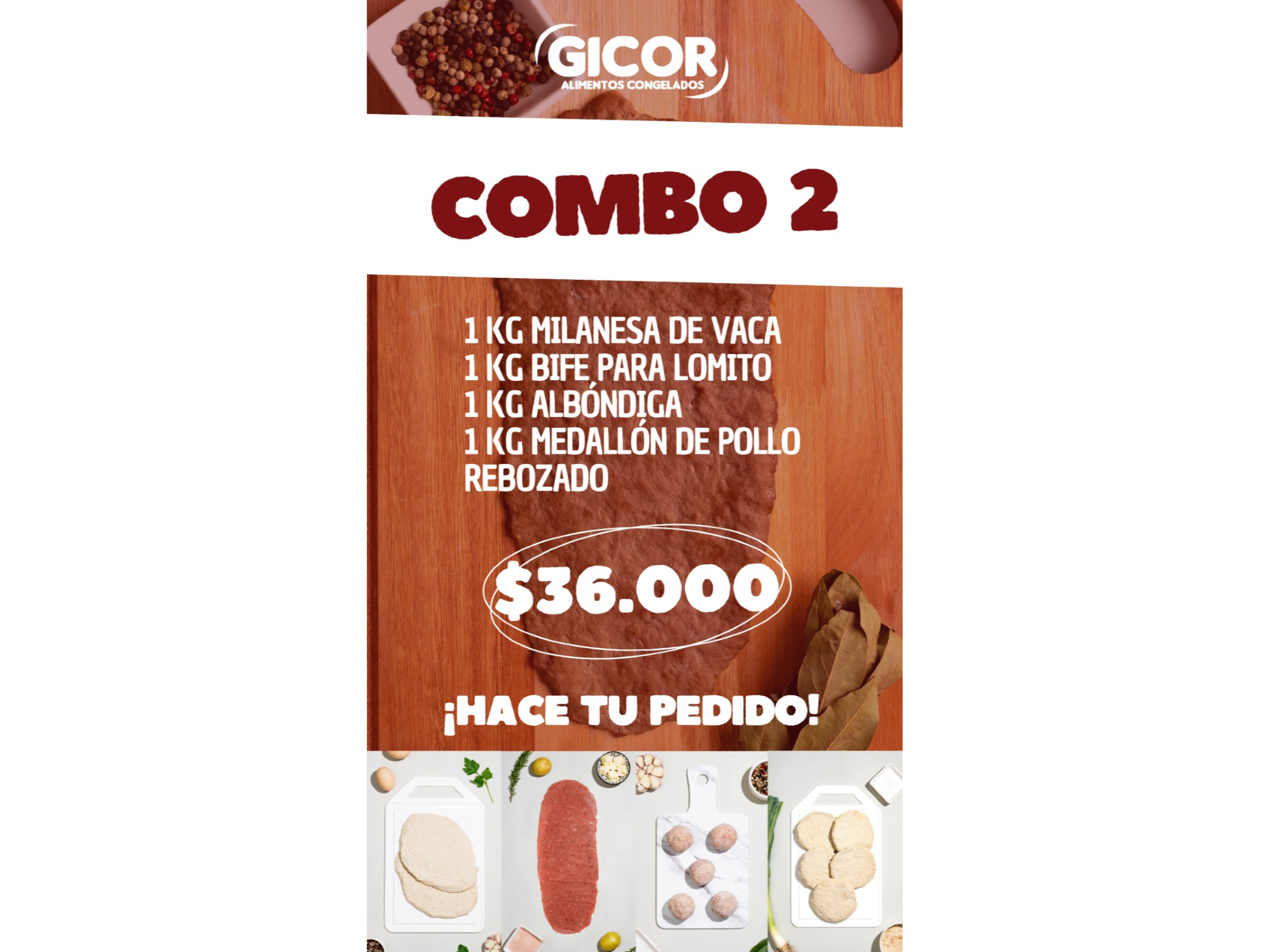 Combo Freezer Nro. 2 (x 4Kg)