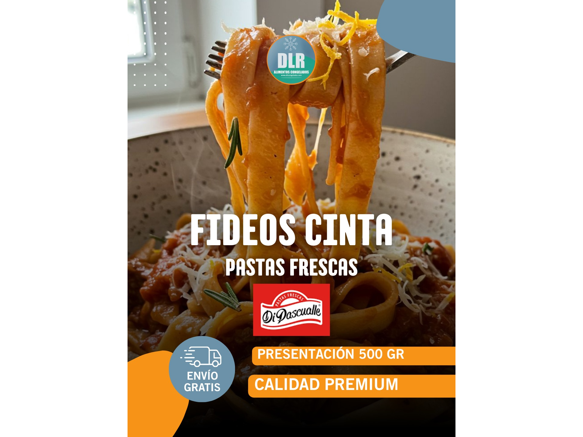 Fideos Cinta Frescos x 12u