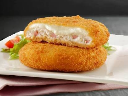 Medallones de Pollo con Jamón y Queso x 5 Kg - Vidal Foods
