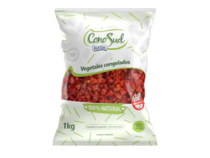 Pimientos en cubos IQF 5Kg (5x1Kg) - CONOSUD SA