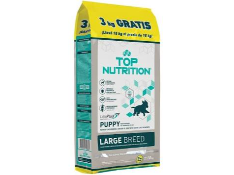 Top Nutrition Cachorro raza Grande 18kg