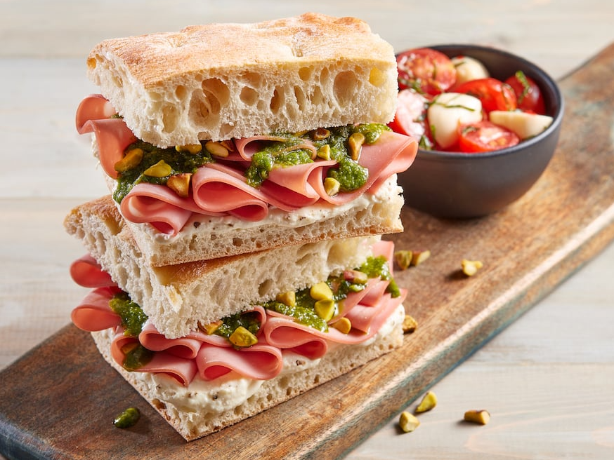 Mortadela con pistacho