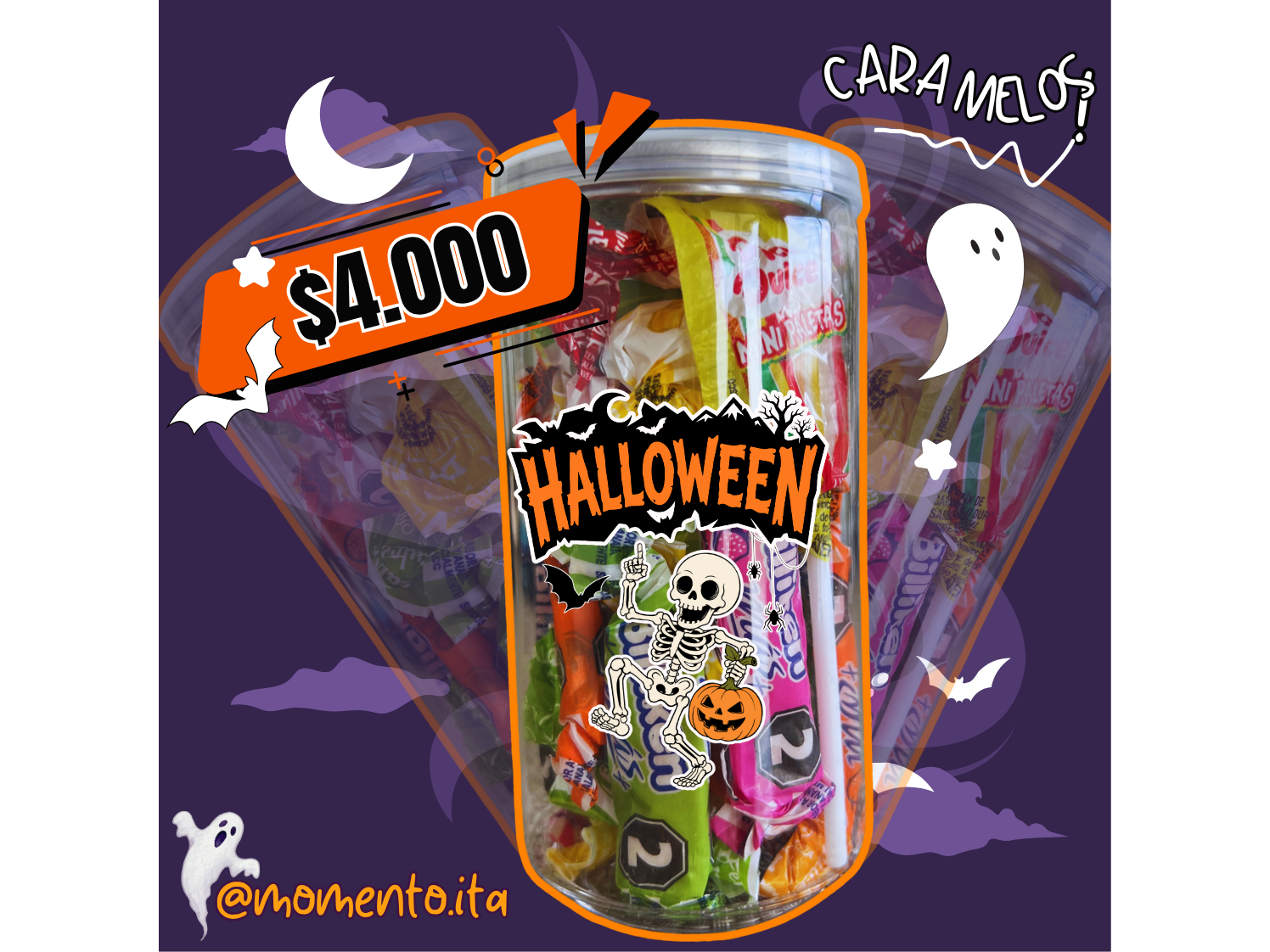 Lata de Caramelos Halloween