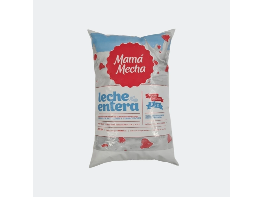 Leche entera Mamá Mecha 1 L