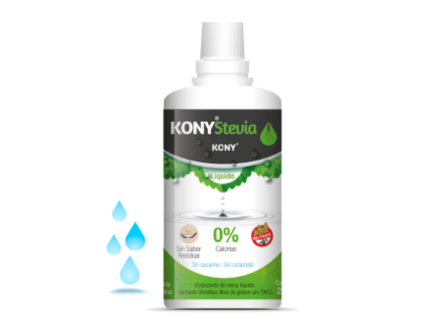 STEVIA LÍQUIDA "KONY" (SIN TACC) x 200 ml