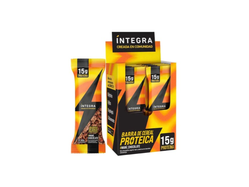 PROTEICA CON MANÍ Y CHOCOLATE x 43g