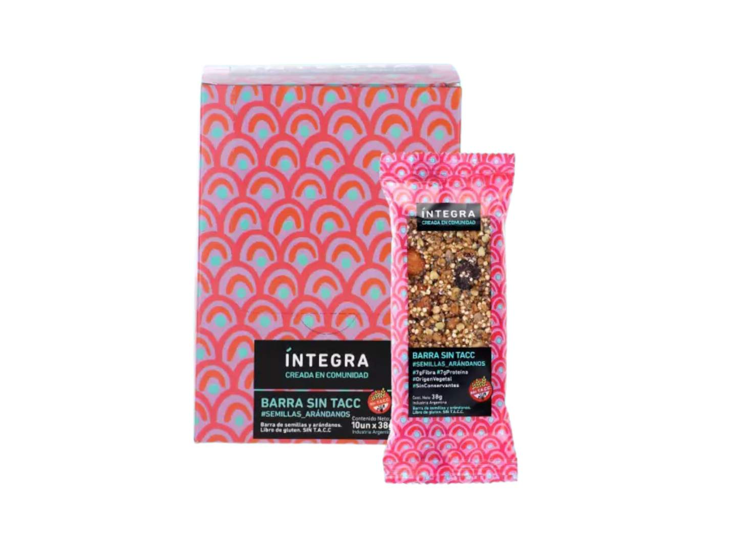 SEMILLAS Y CHOCOLATE (SIN TACC) x 38g