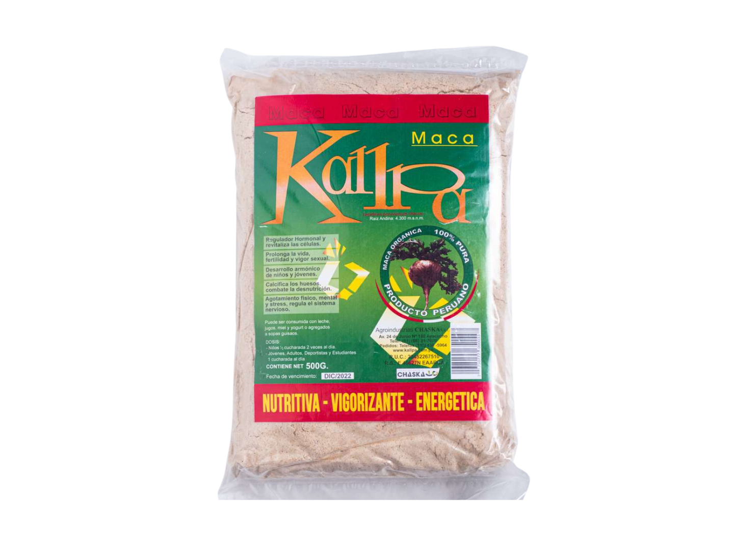 MACA CLÁSICA PERUANA ORÁNICA