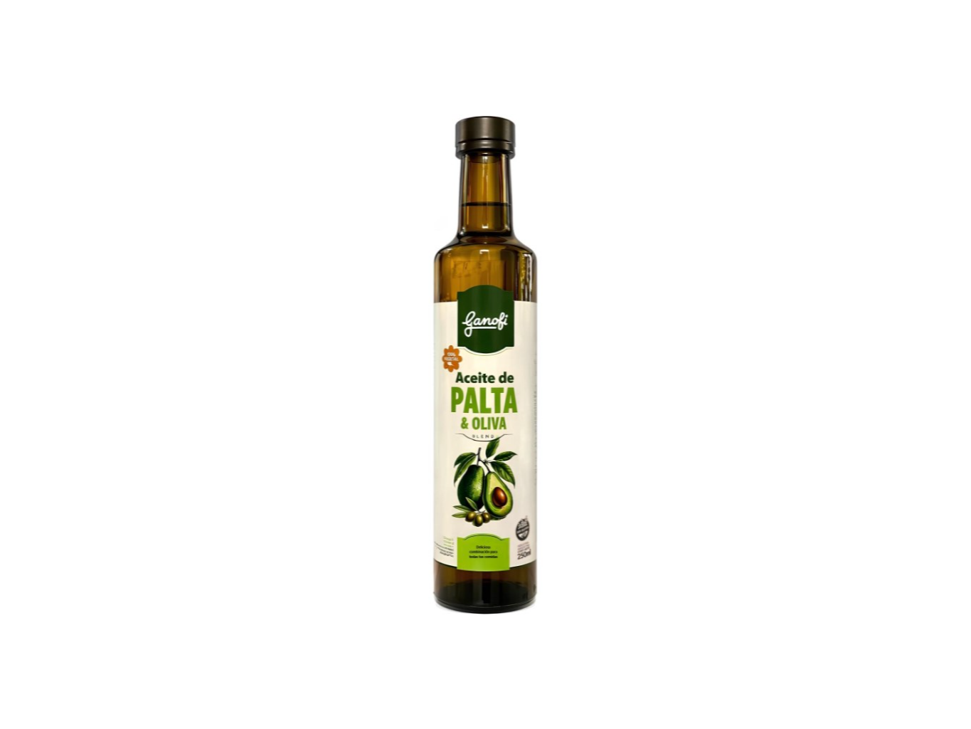 ACITE DE PALTA EXTRA VIRGEN "GANOFI" x 250 cc