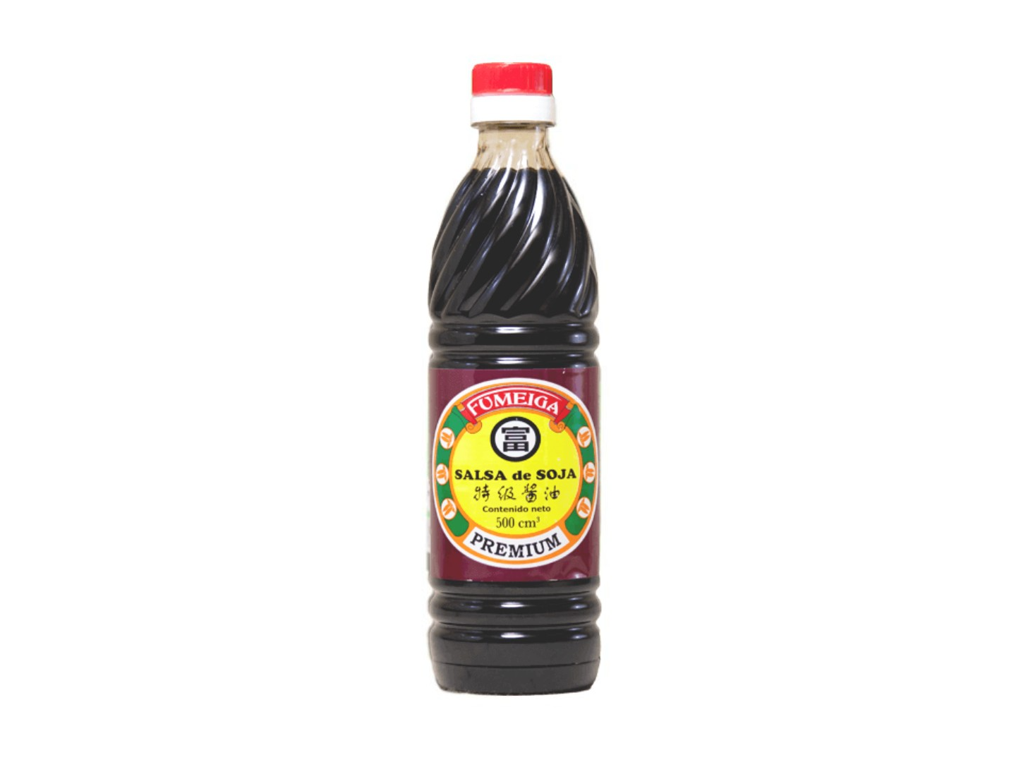 SALSA DE SOJA "PREMIUM" "FUMEIGA" x 500 cc