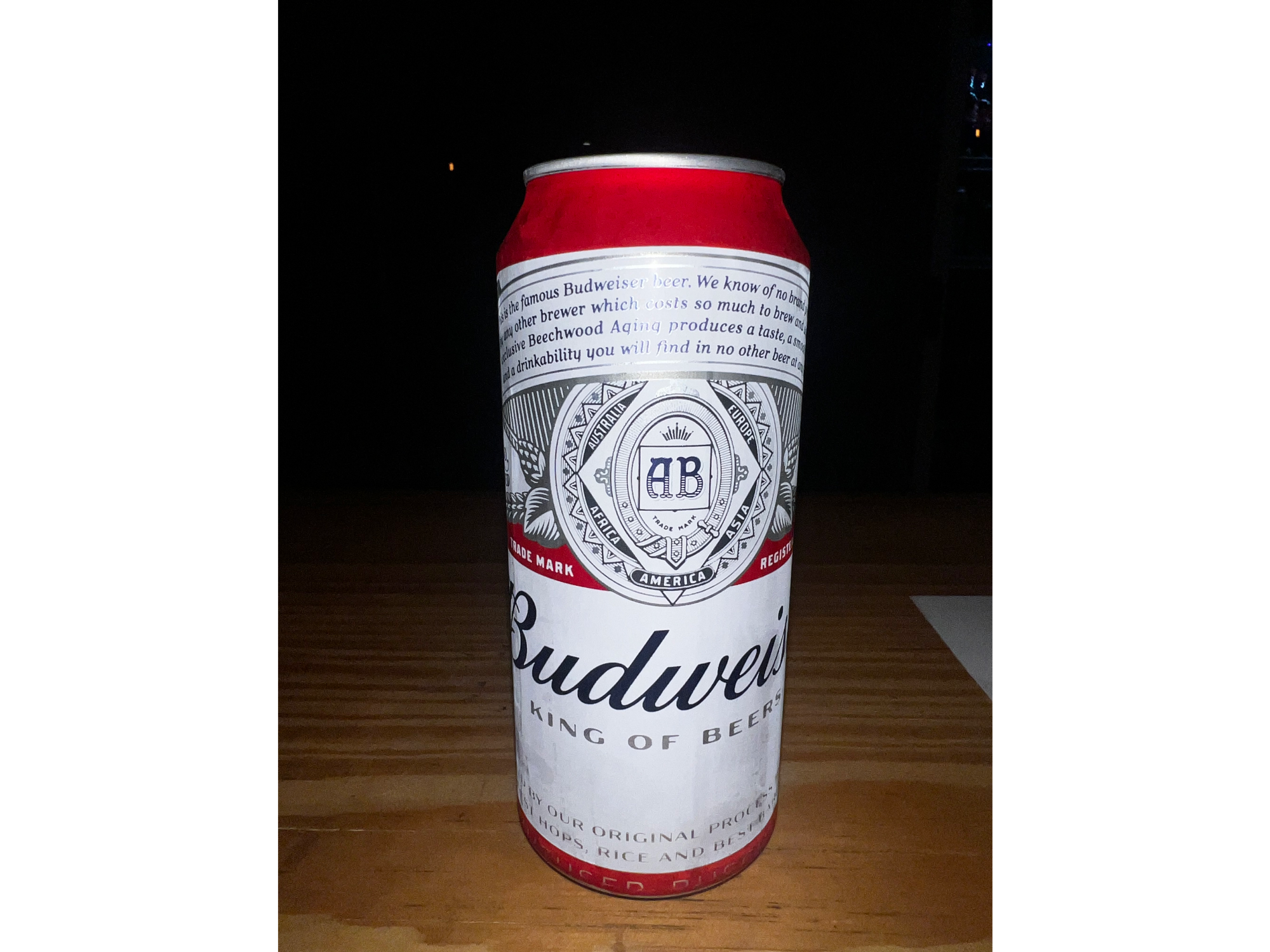 Lata Budweiser