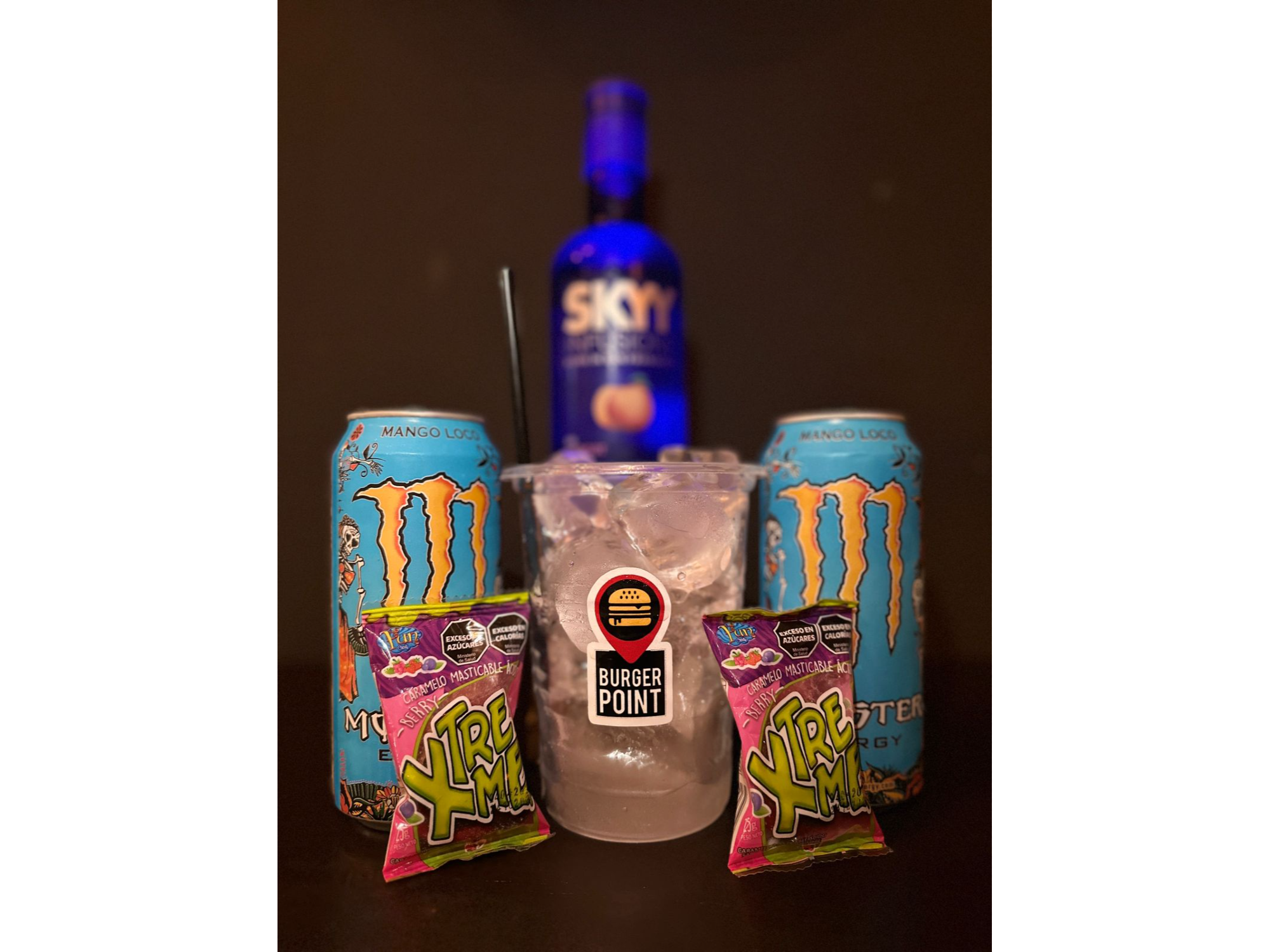 SKY DURAZNO + MONSTER MANGO LOCO + GOMITAS