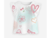 Remera con volado - Blanco