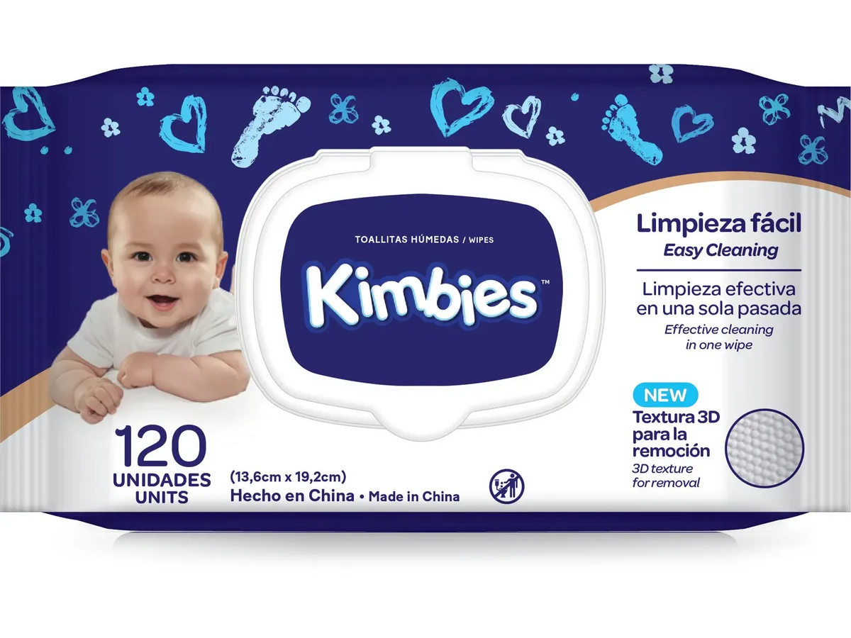 KIMBIES CON TAPA PLASTICA X120U