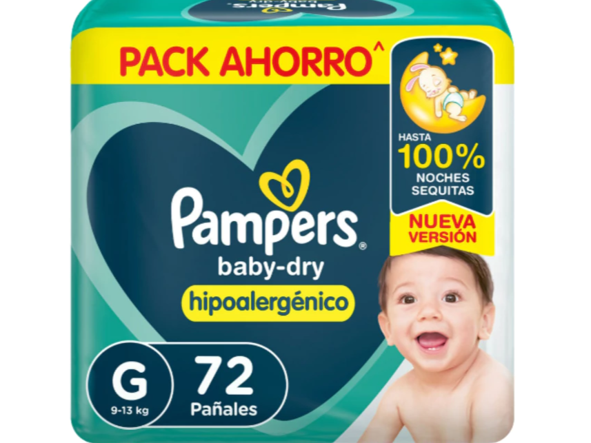PAMPERS BABYDRY G X72