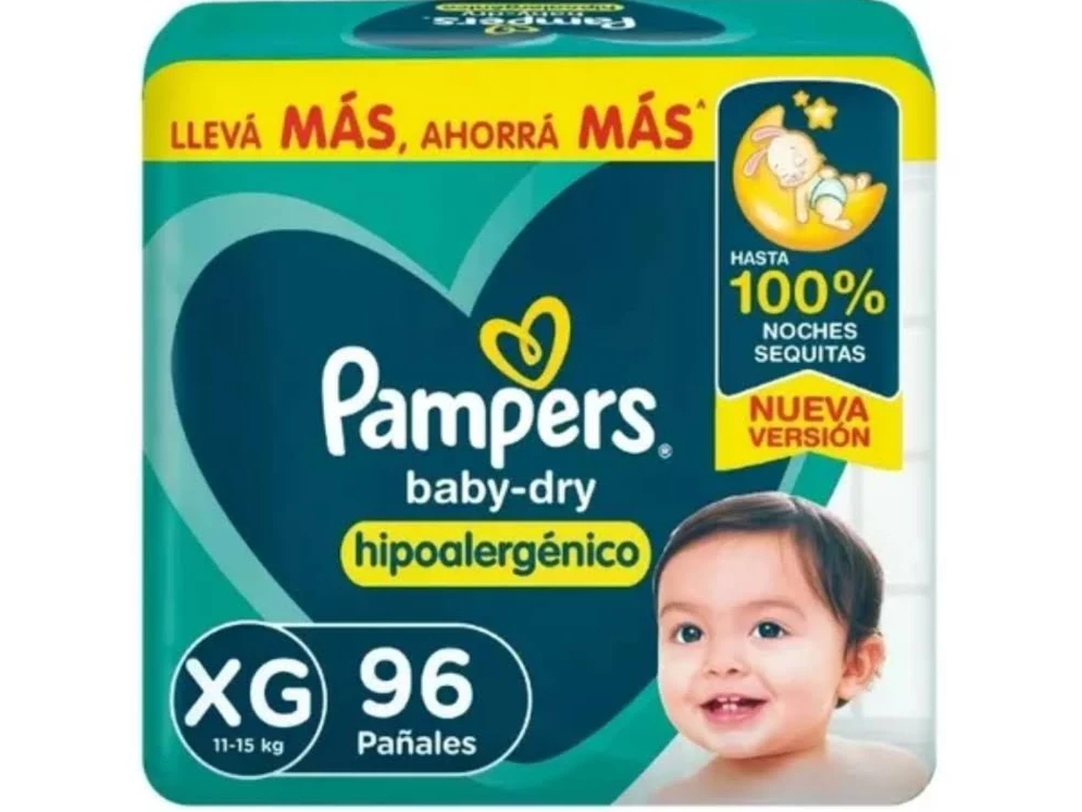 PAMPERS BABYDRY XG X96