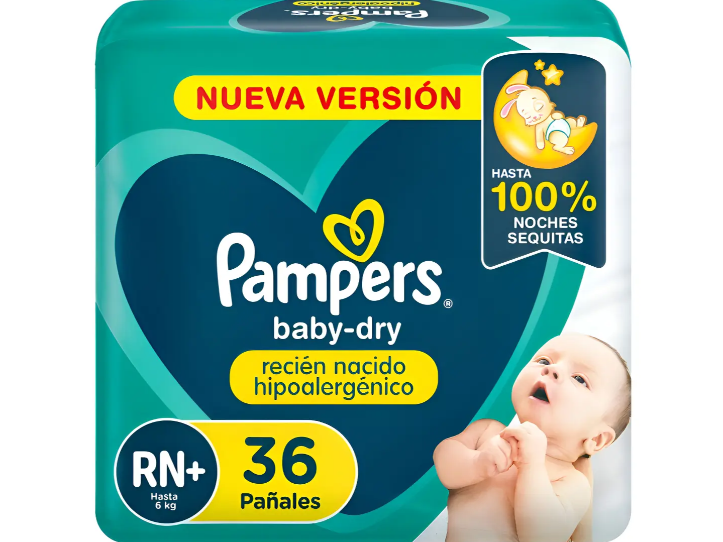 PAMPERS BABYDRY RN+ X36