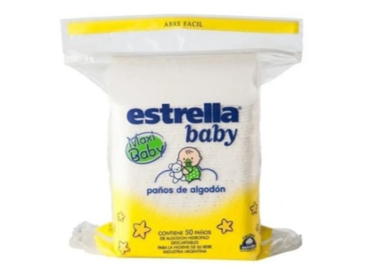 ESTRELLA BABY MAXI PAÑOS X50