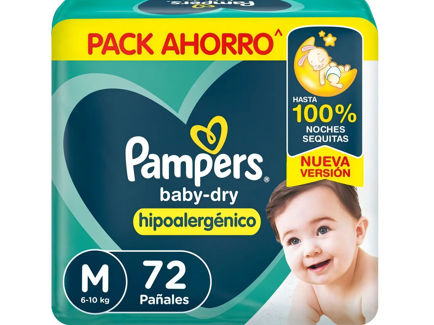 PAMPERS BABYDRY M X72
