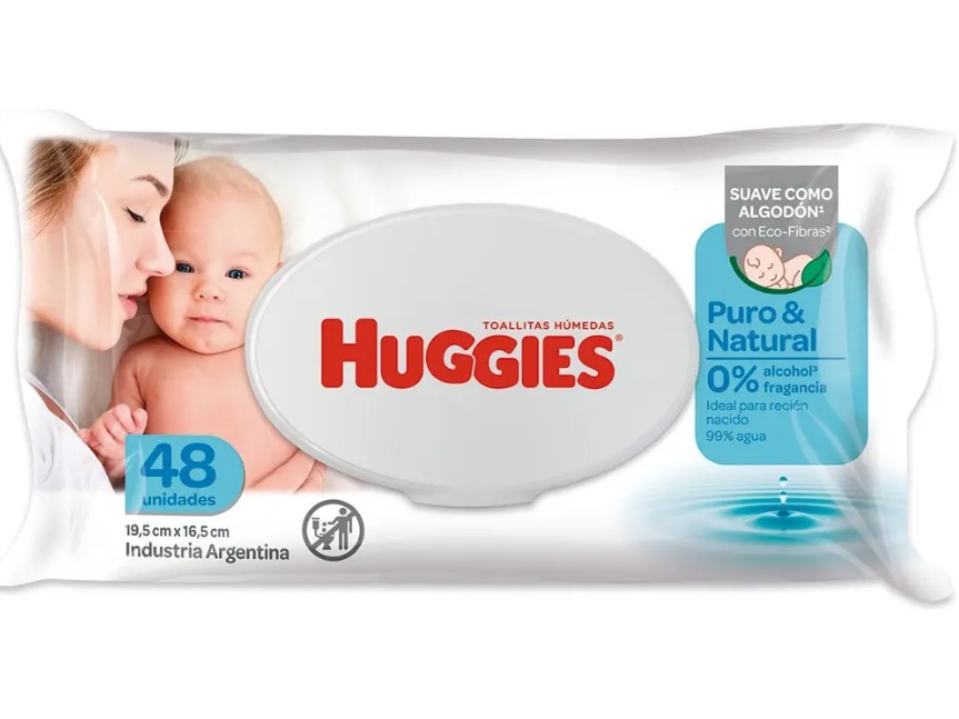 HUGGIES PURO Y NATURAL X48