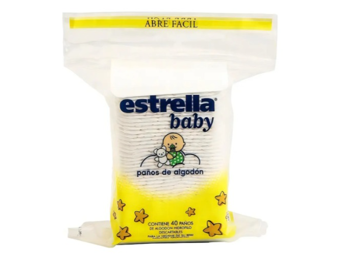 ESTRELLA BABY PAÑOS X40