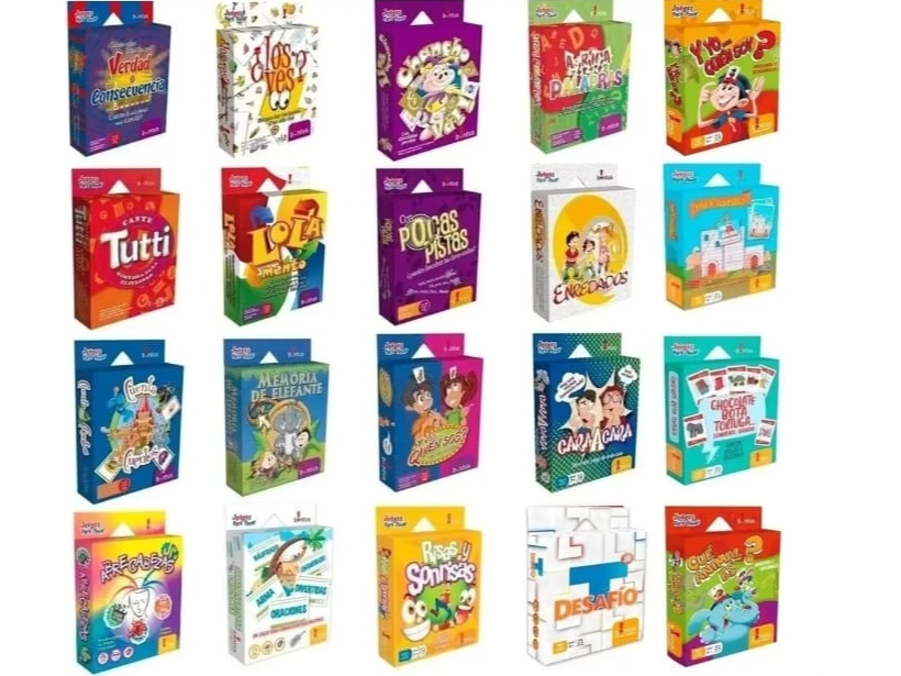 Juegos en cartas + 6 años