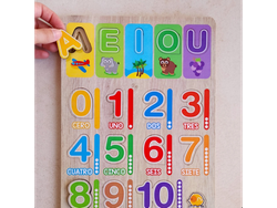 Encastre plano ABC y Números PI