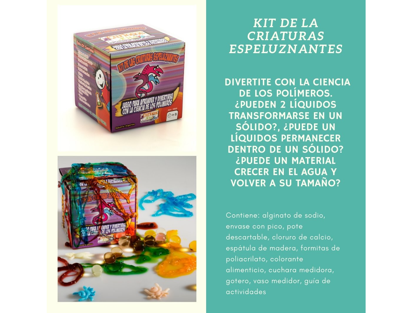Kit de experimentos