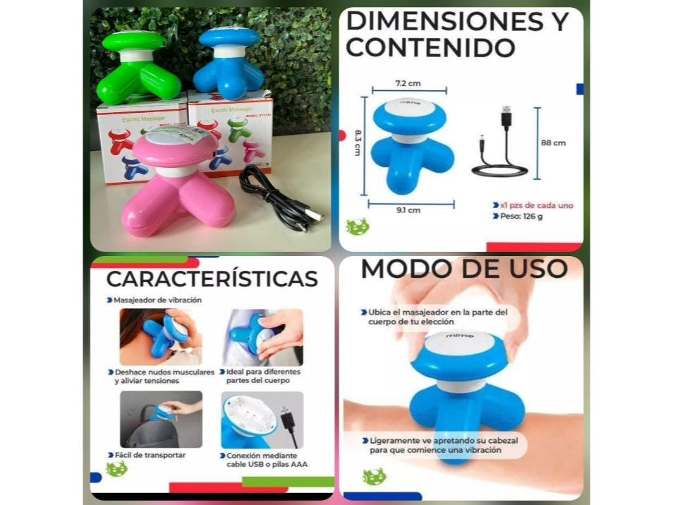 MINI MASAJEADOR MIMO