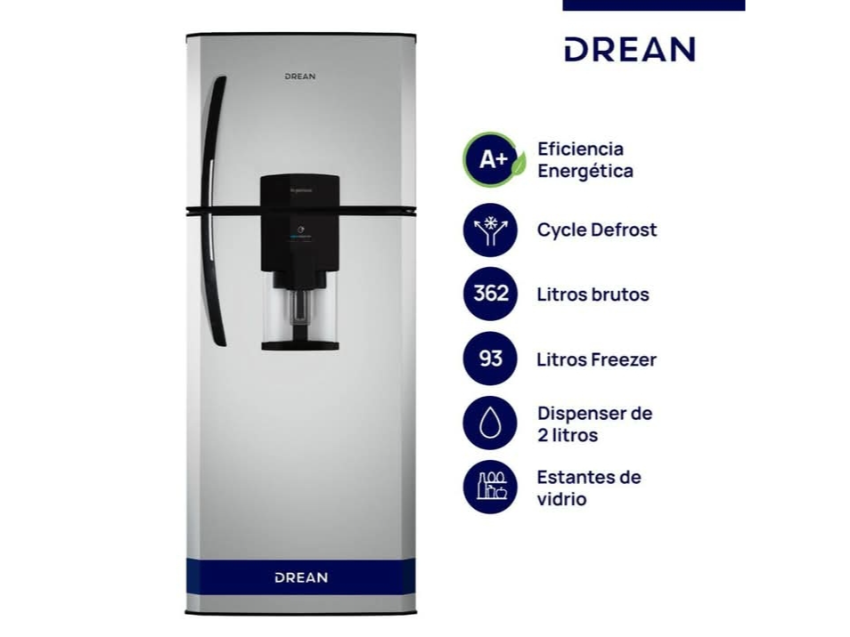 HELADERA DREAN GRIS