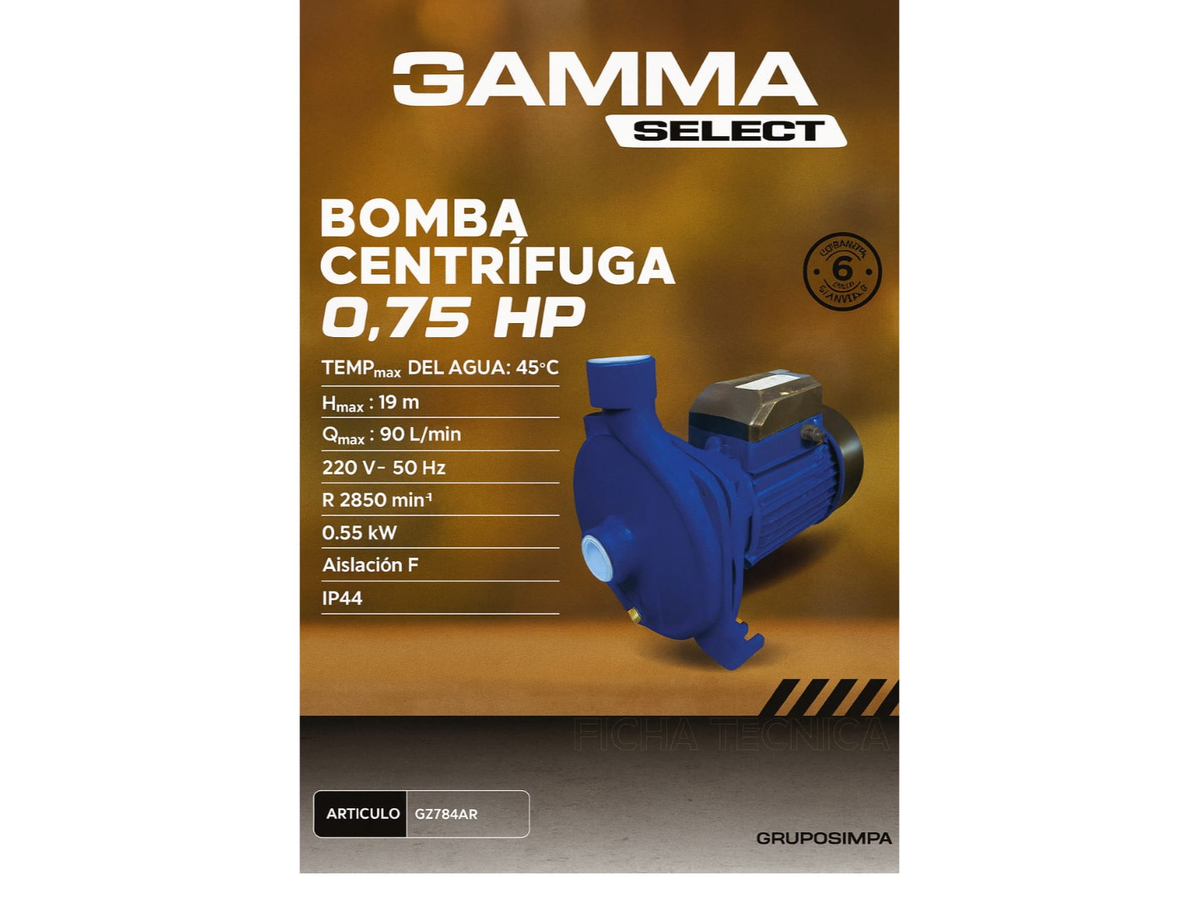 Bomba centrifuga