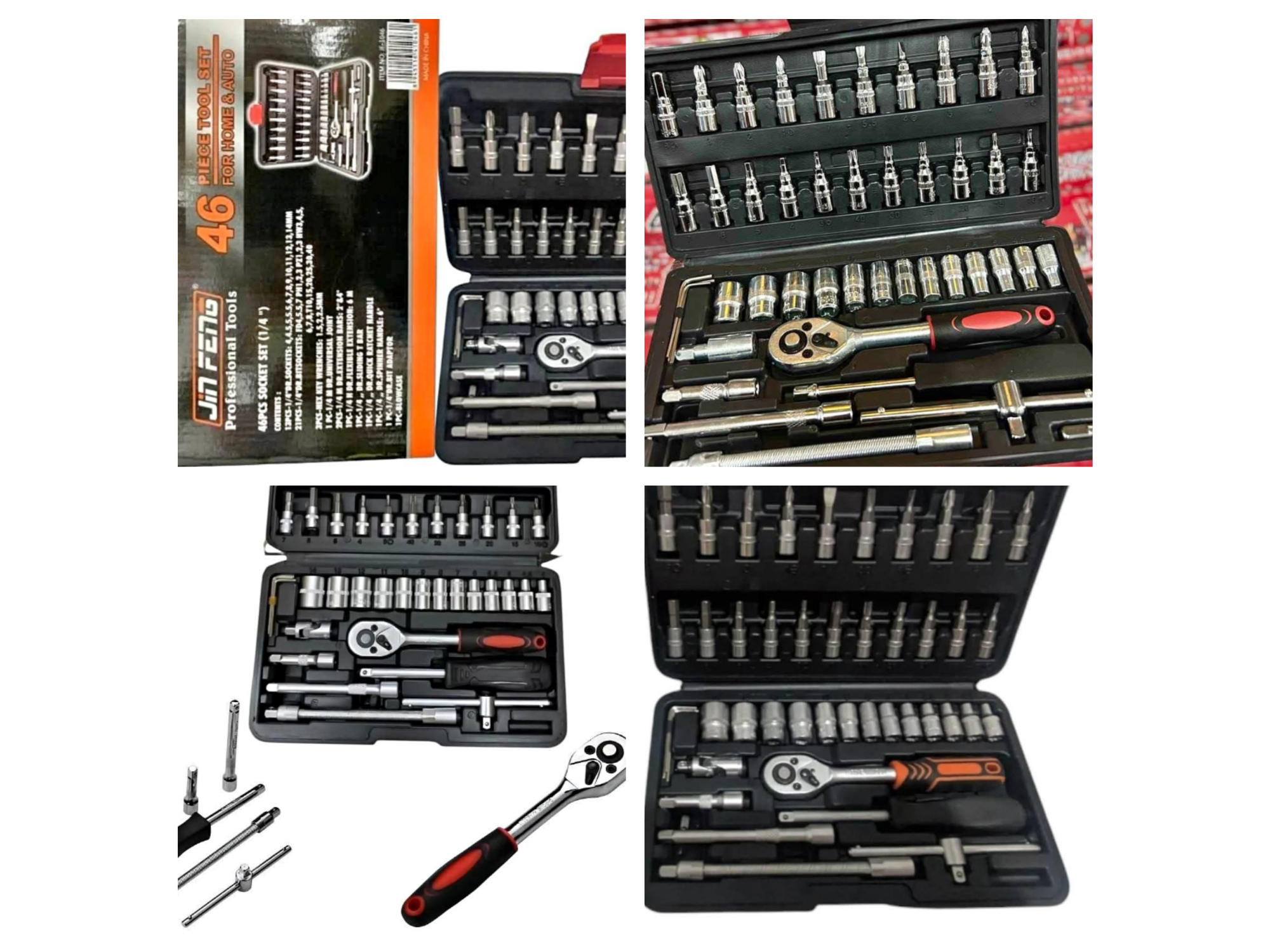 SET HERRAMIENTAS 46 PIEZAS