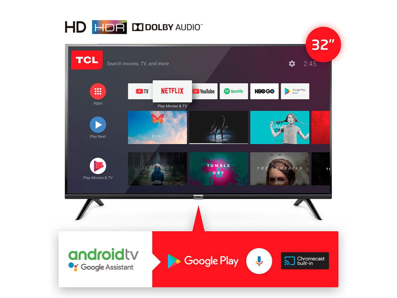 SMART TV 32" tcl