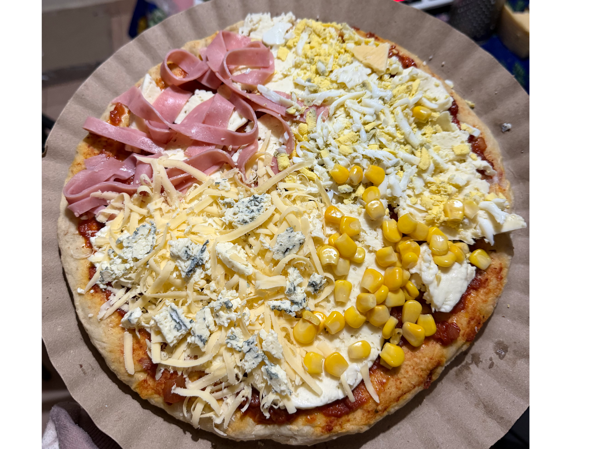 PIZZA SIN GLUTEN H. ALMENDRA