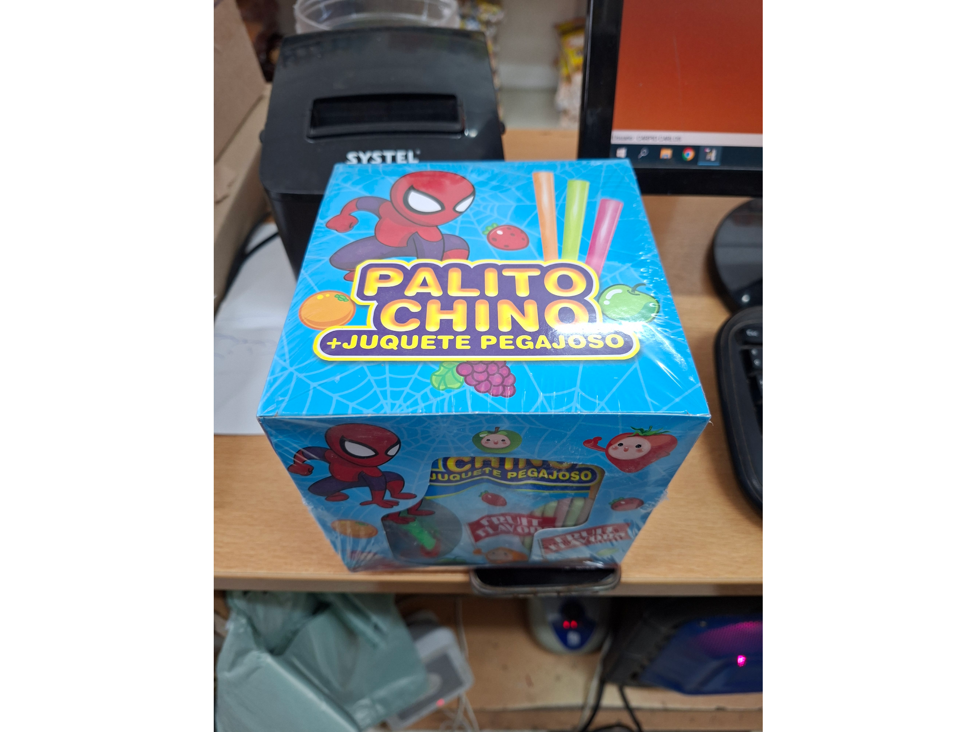 Caramelo spanderman palito chino x 30 unid