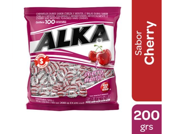 Caramelo alka de 200 gr  x 100 unid