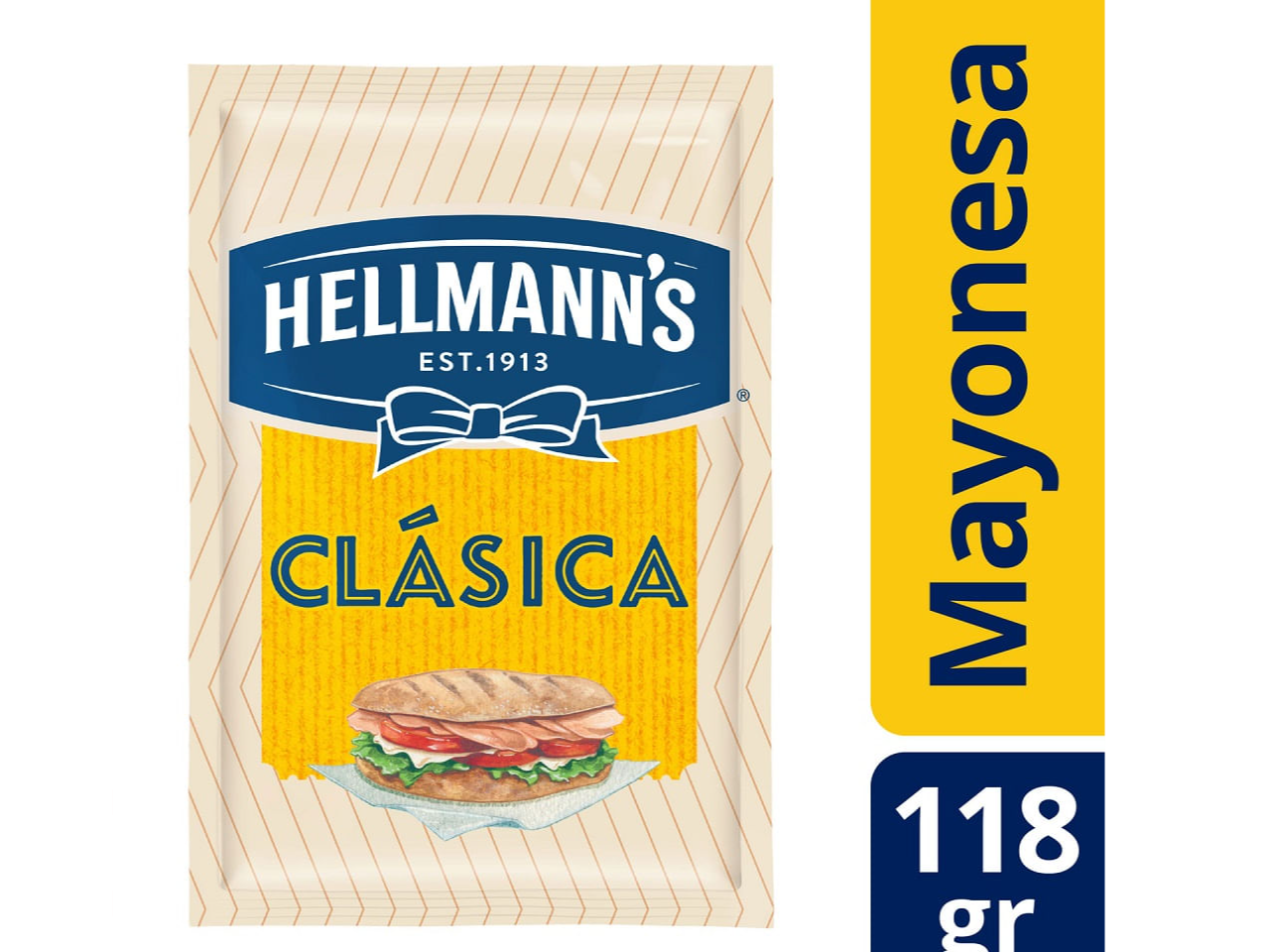 Mayonesa hellmanns 118 gr x 20 unid