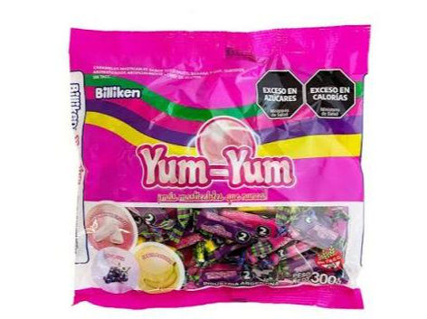 Masticable billiken yumyum 300 gr x 100 unid