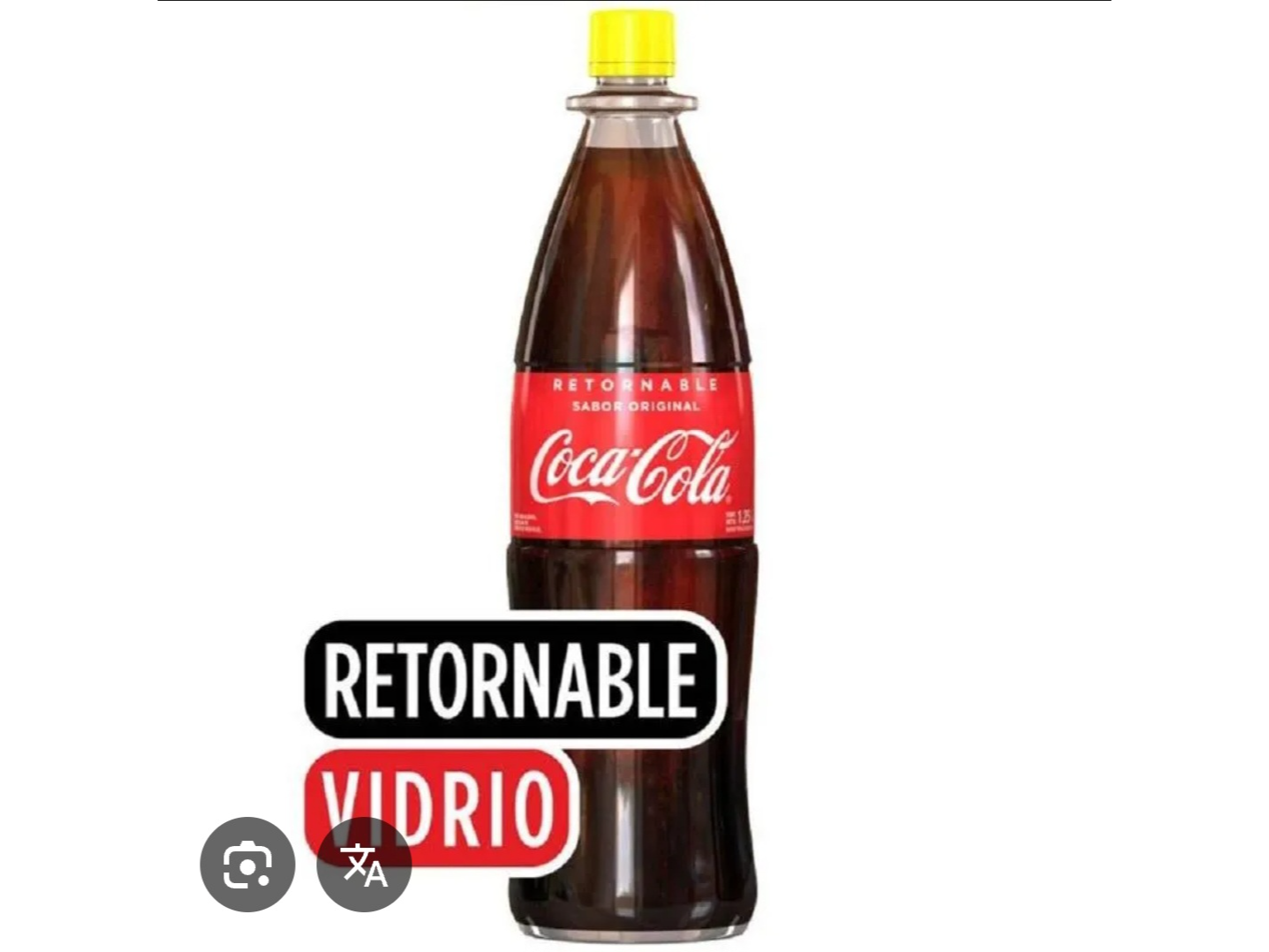 Coca  cola 1.25lst  retornable