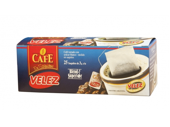 Cafe velez x 25 unid